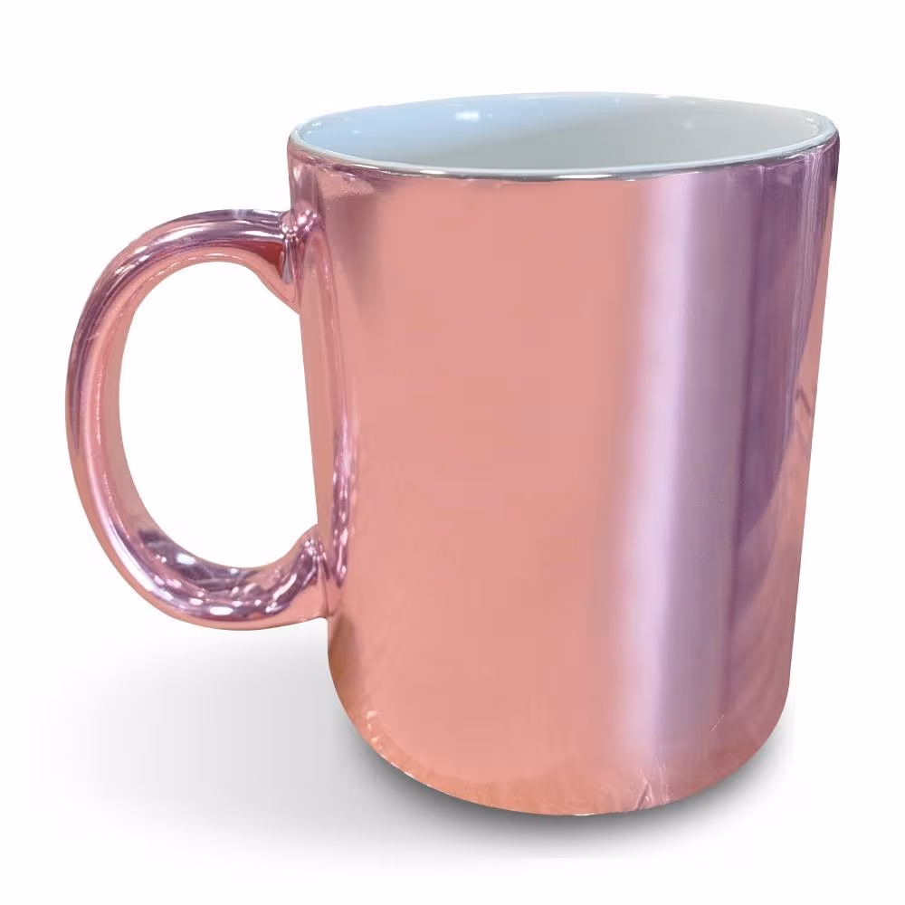 Taza Brillante Rosada